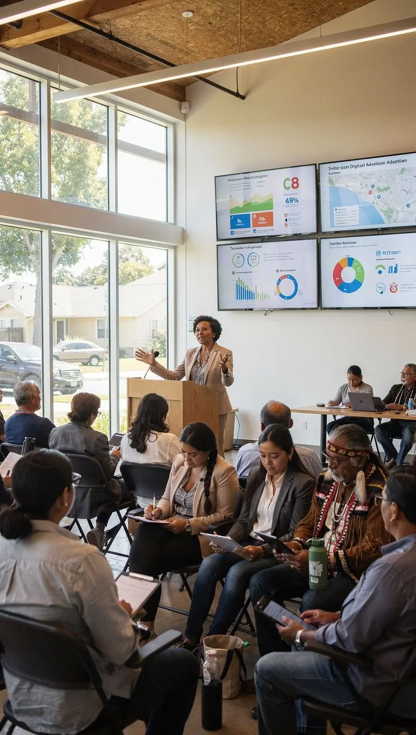 Modern office environment